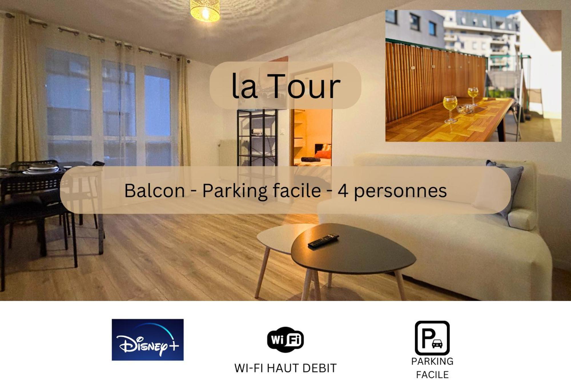 La Tour - Tout Confort - Hypercentre - Balcon #Sirdest Franconville  Eksteriør bilde